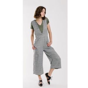 Plaid Jumpsuit